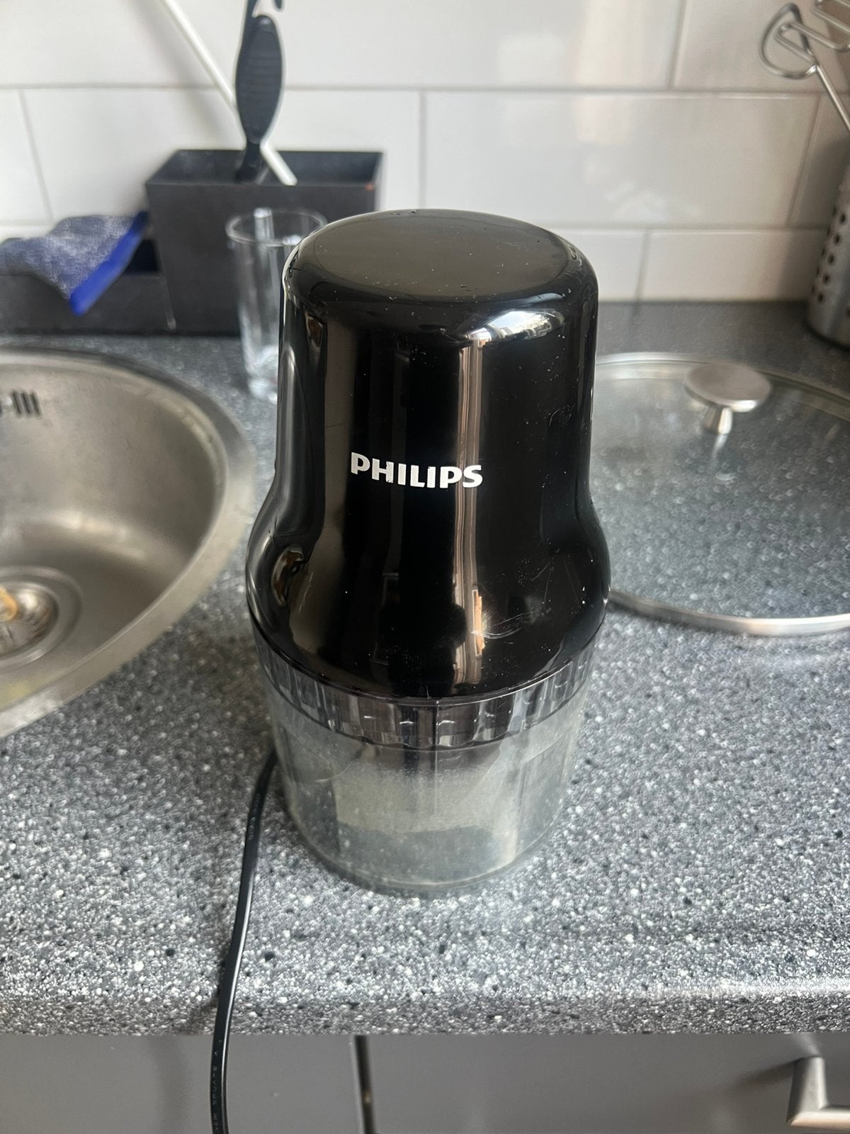 Hakmolen Philips, Gebruikt, Snij-/serveerplank, Ophalen of Verzenden, Zwart