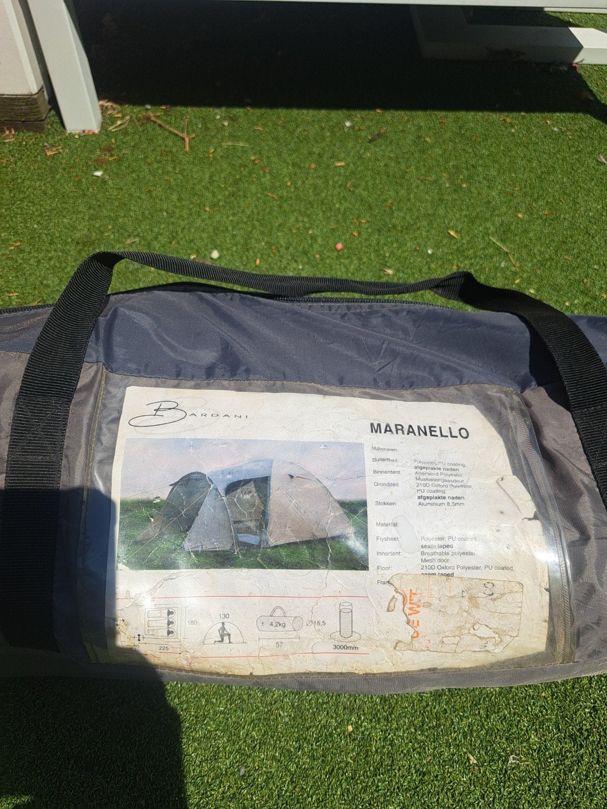 Bardani Maranello Koepeltent - 3 persoons, Caravans en Kamperen, Tenten, Ophalen of Verzenden