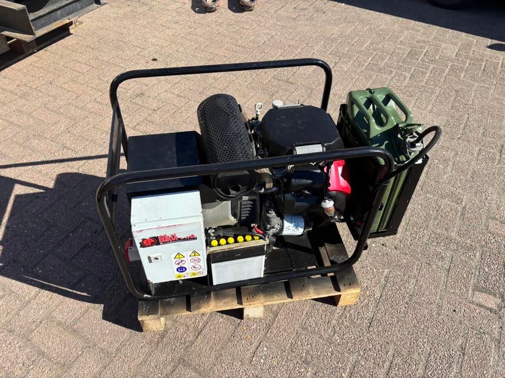 10 KVA Aggregaat 230/400 Volt Honda benzine generator, Ophalen, Gebruikt, Benzine