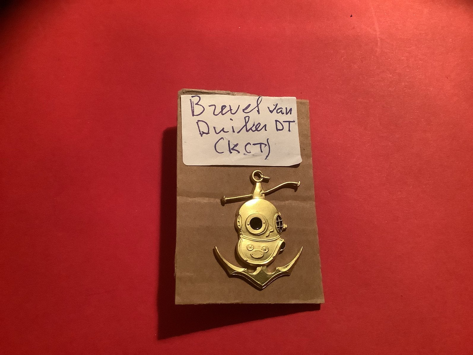 Duikers Brevet, Ophalen of Verzenden, Landmacht, Nederland, Embleem of Badge