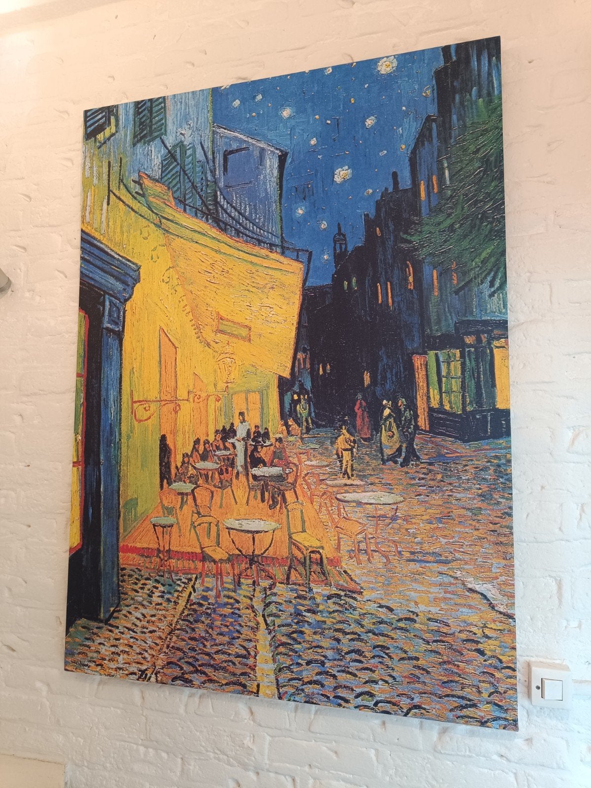 Van Gogh print op canvas 84x116 cm, Ophalen, 100 tot 125 cm, 75 – 100, Print