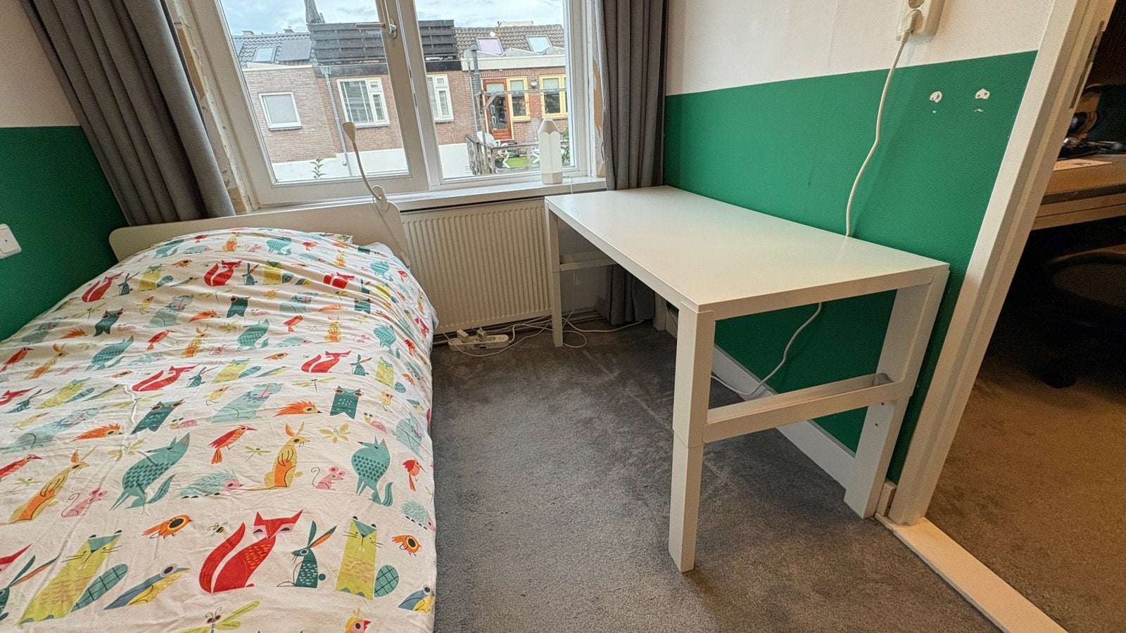 Ikea bureau Pahl, Huis en Inrichting, Bureaus, Ophalen, In hoogte verstelbaar