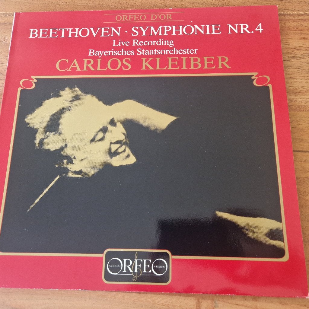 Beethoven Symphony No.4 -Carlos Kleiber LIVE 1982(Orfeo DMM), LP, Symfonie, Ophalen of Verzenden, Zo goed als nieuw