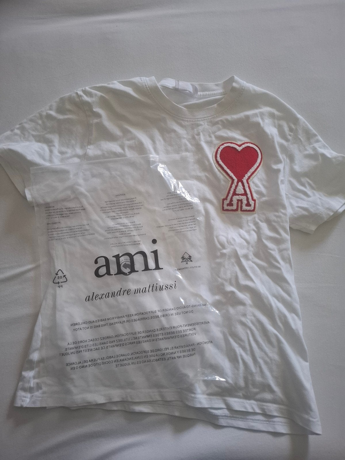 ami paris shirt, Maat 48/50 (M), Ami Paris, Wit, Ophalen of Verzenden