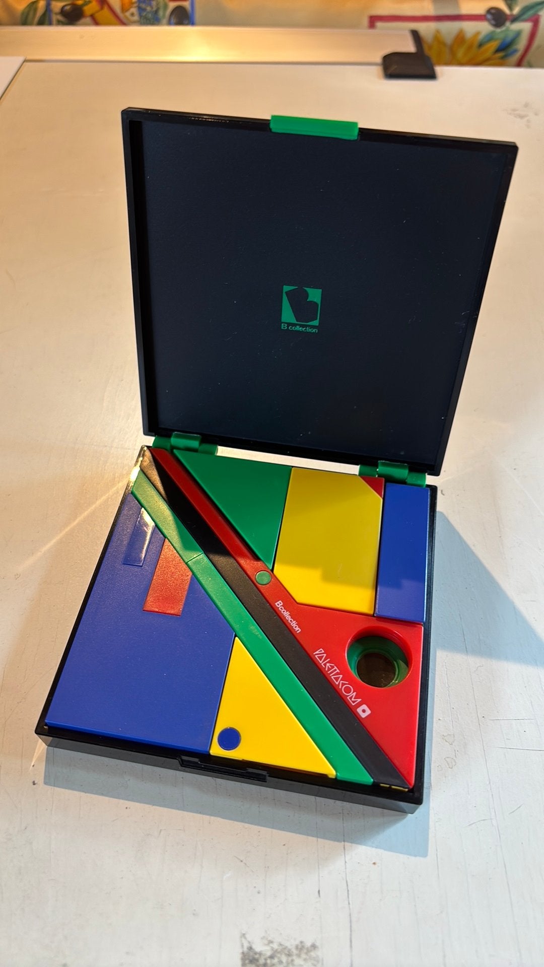 Bandai Palettacom bureauset Tangram puzzel, Ophalen of Verzenden, Zo goed als nieuw, Overige typen