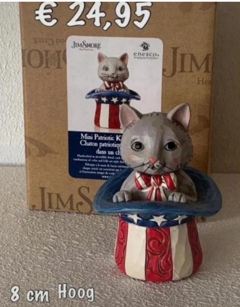 Jim shore beeld : Kitten, Ophalen of Verzenden, Nieuw