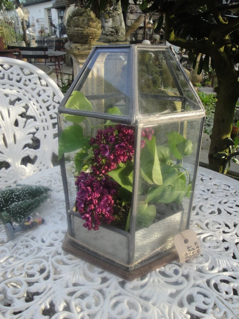 lood glazen kastje, Antiek en Kunst, Curiosa en Brocante, Ophalen of Verzenden