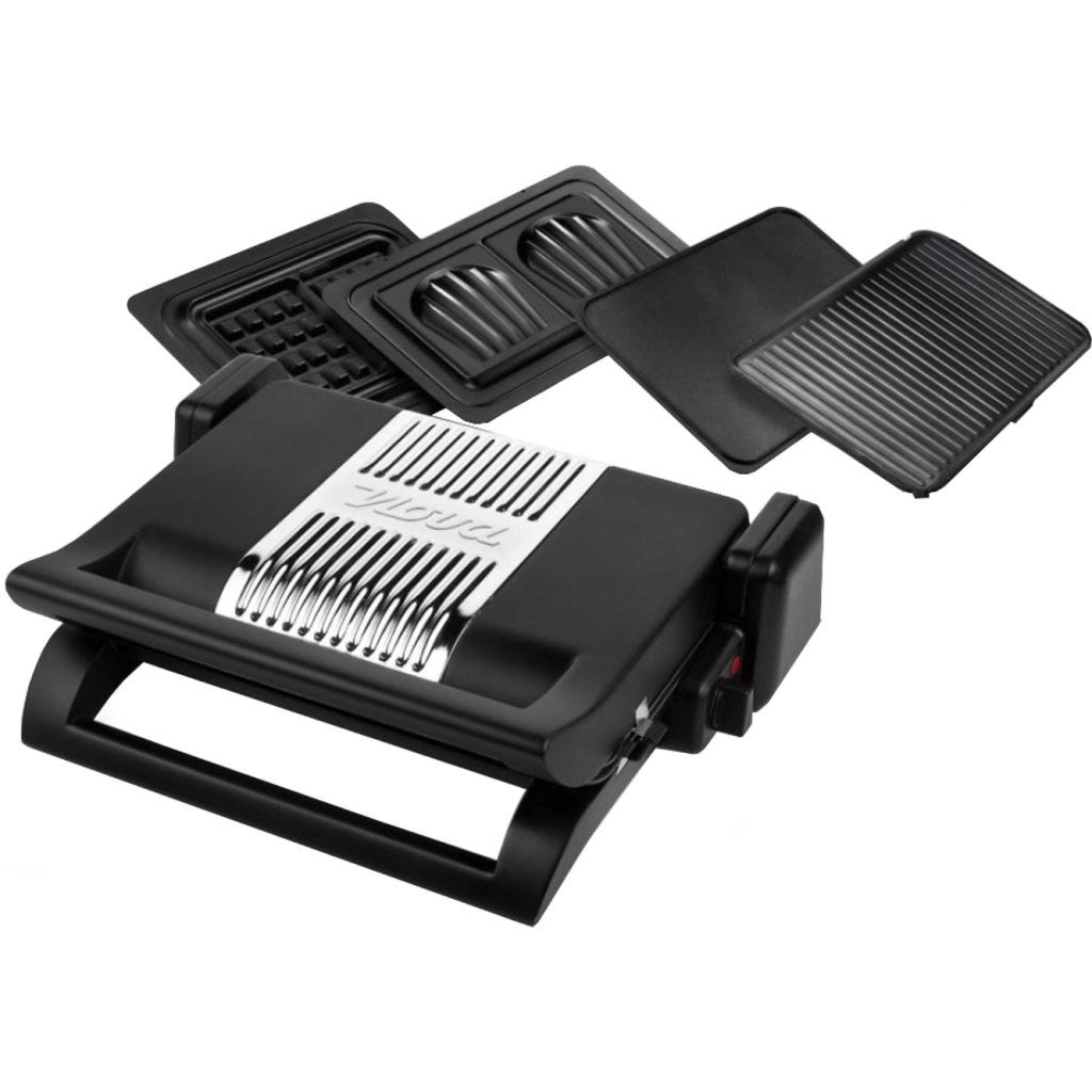 Nova Multi Grill 4-in-1 Contactgrill - Wafelijzer - Nieuw, Ruilrijk, Zo goed als nieuw, Info@ruilrijk.nl, Neerstraat 60, 6041 KD Roermond