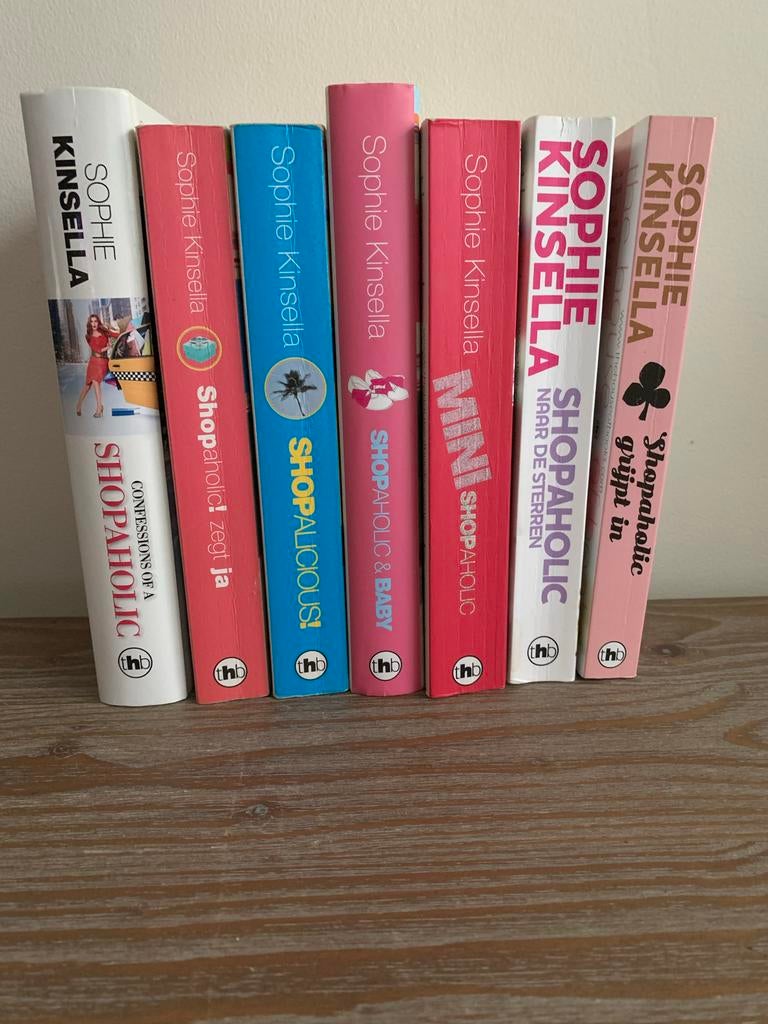 Shopaholic serie Sophie Kinsella compleet, Boeken, Romans, Gelezen, Nederland, Ophalen
