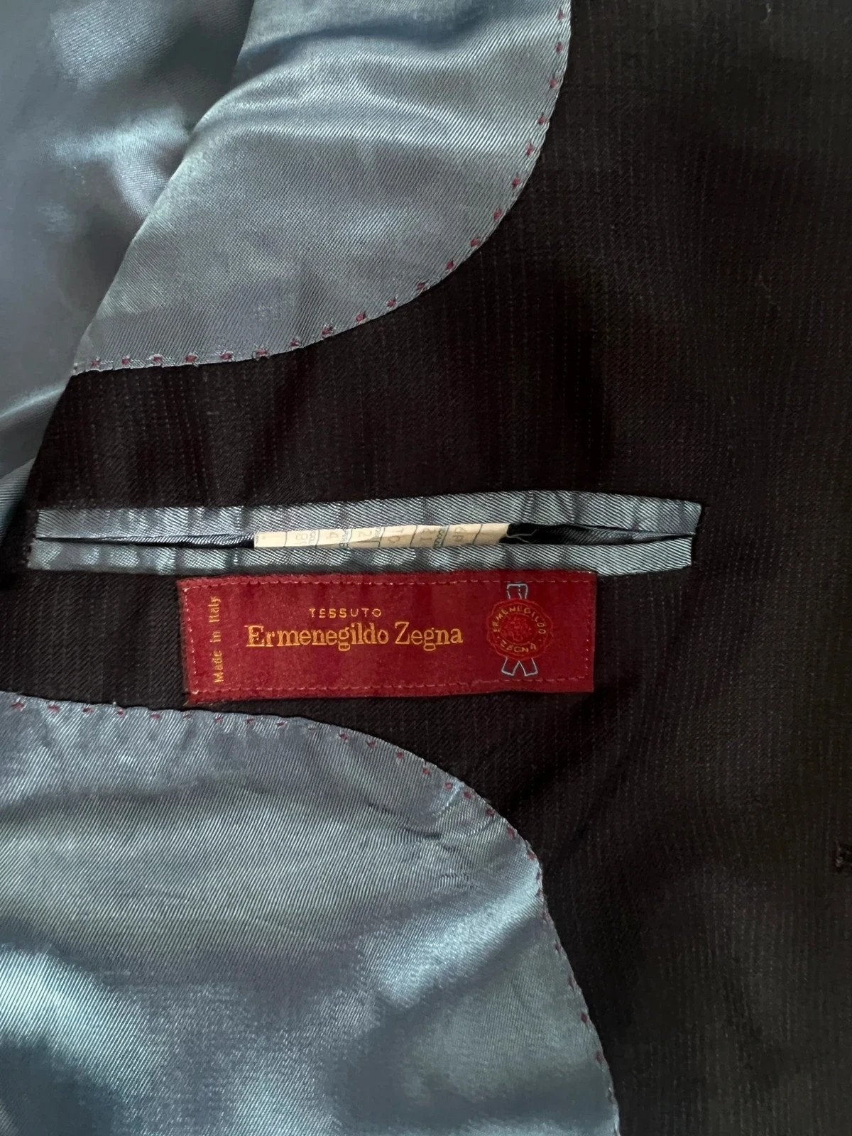 Ermenegildo Zegna Suit Jacket super 120’s handmade Size 44, Ermenegildo Zegna, Zwart, Overige maten, Ophalen of Verzenden
