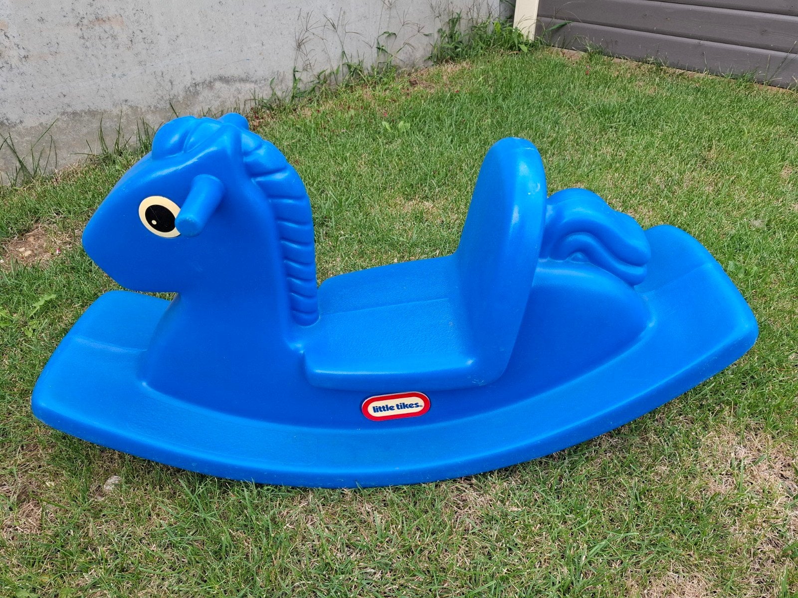 Little Tikes Blauw Schommelspeelgoed Paard, Ophalen, Gebruikt