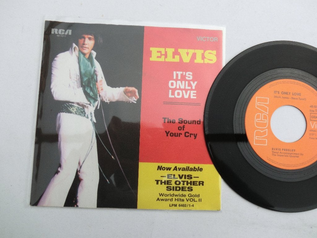 Elvis Presley It's only love, 7 inch, Single, Ophalen of Verzenden, Pop
