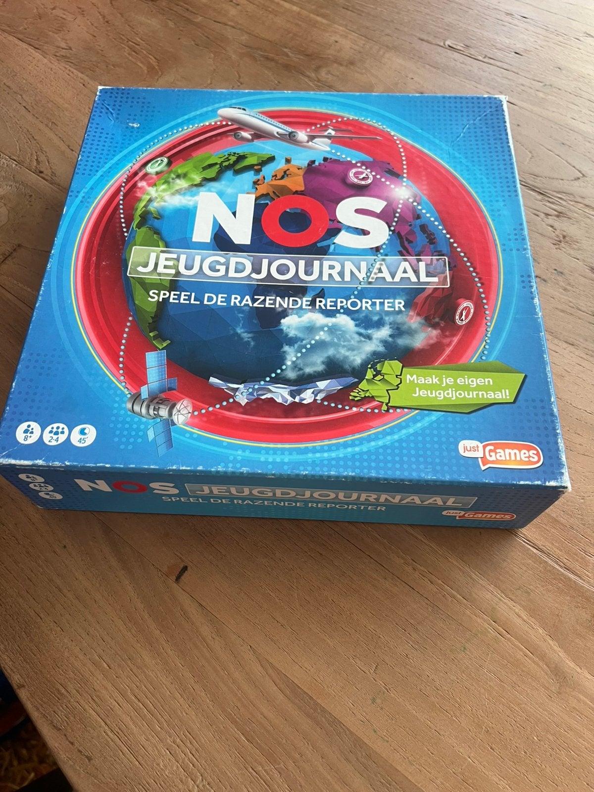 NOS Jeugdjournaal bordspel, Ophalen of Verzenden, Zo goed als nieuw