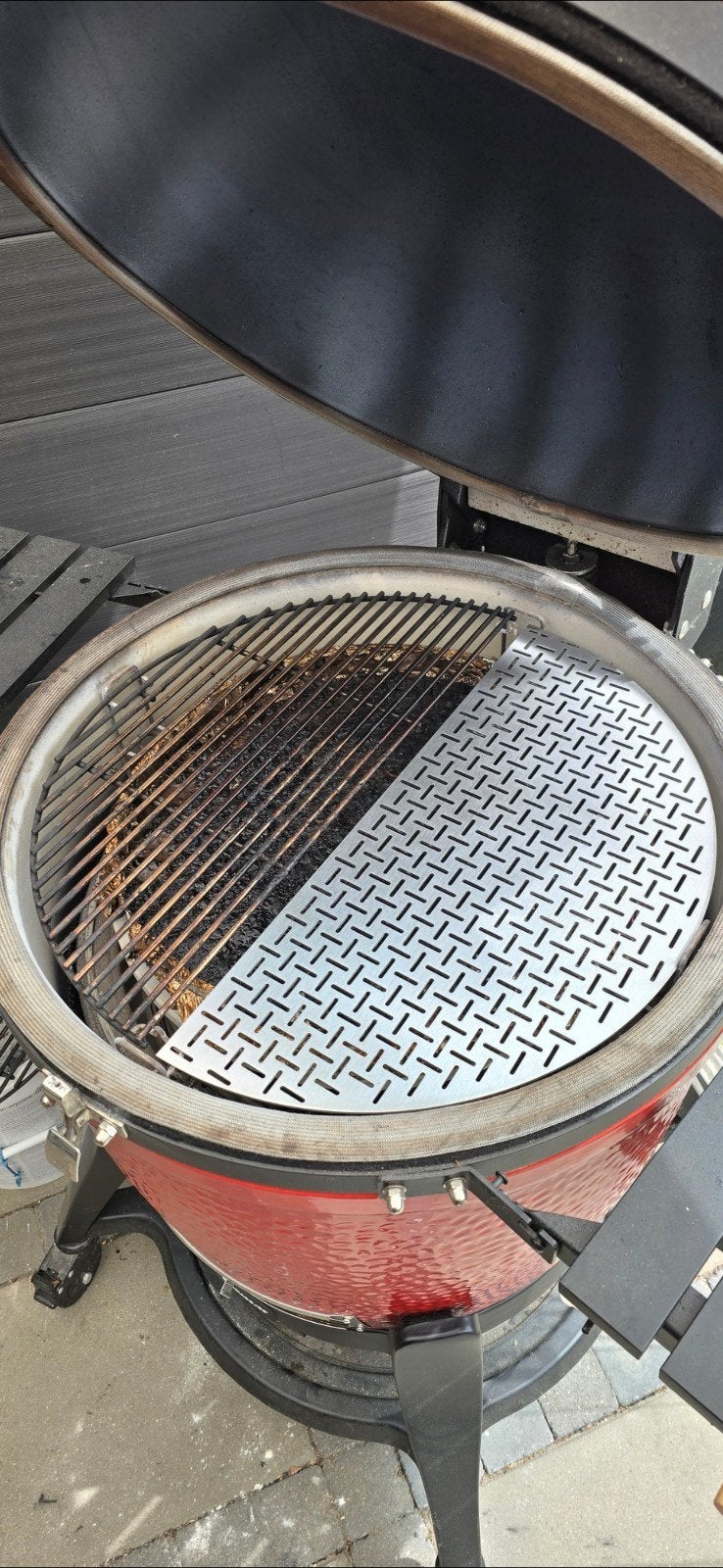 RVS kamado bbq roosters., Ophalen of Verzenden, Nieuw