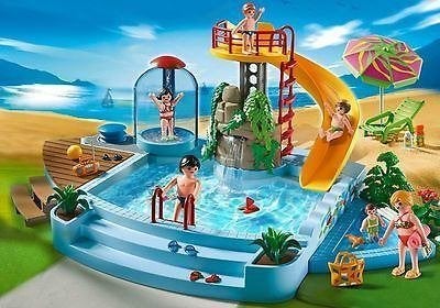 playmobil zwembad set 4858, Ophalen, Complete set, Overige typen, Nieuw