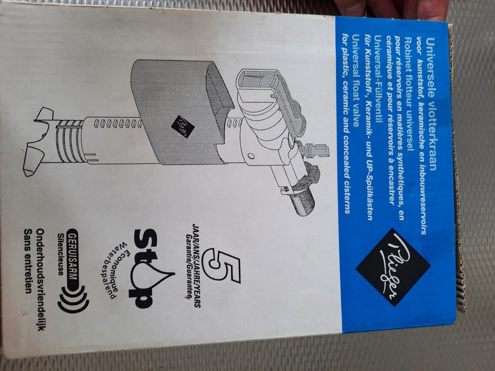 Plieger Universele Vlotterkraan voor Toilet/Cistern, Ophalen of Verzenden, Nieuw, Toilet