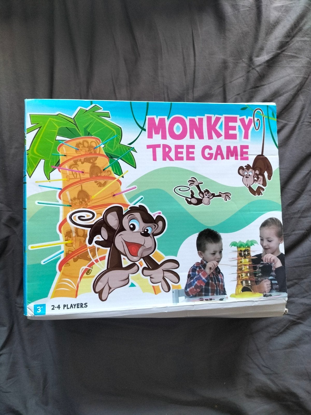 Monkey Tree Game - Leuk gezelschapsspel voor kinderen, Drie of vier spelers, Ophalen of Verzenden, Gebruikt