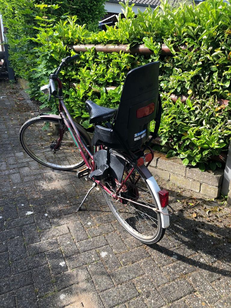 Fietsstoeltje Bobike achterzit, Ophalen, 1 zitje, Gebruikt, Overige merken