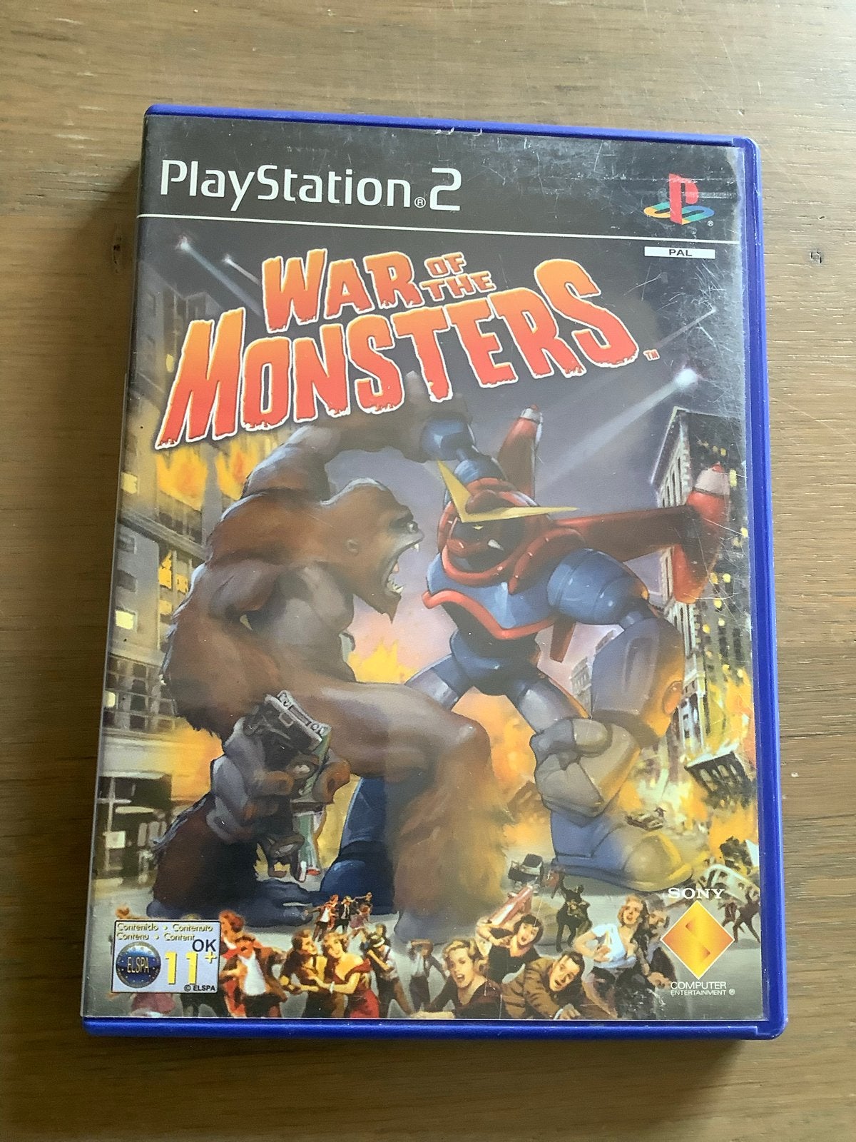 PlayStation 2 spel War of the Monsters, compleet met boekje, Gebruikt, Vechten, 2 spelers, Eén computer