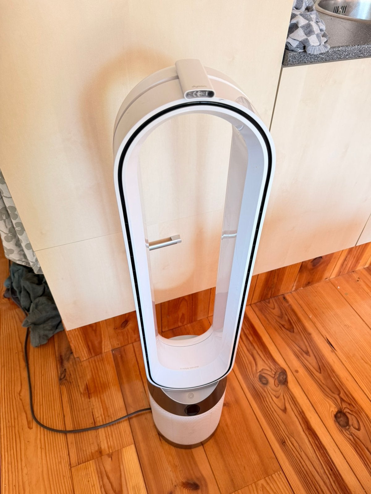 Dyson Pure Cool TP02 + nieuwe filters, Ophalen, Ventilator met afstandsbediening, Zo goed als nieuw, Torenventilator