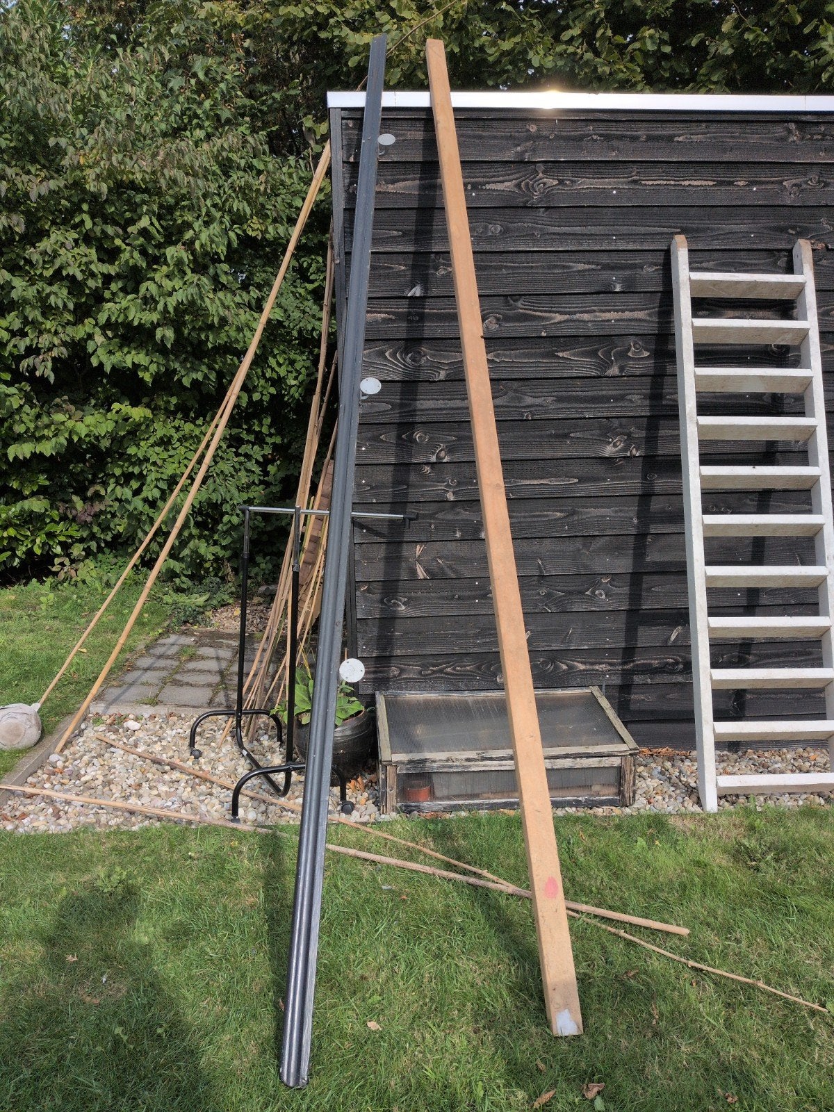 Trapleuning 3,80m lang - Gebruikt, Ophalen, Gebruikt