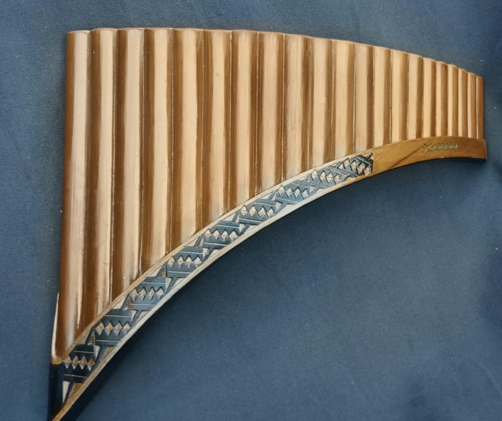 Popescu panfluit, handgemaakt in Roemenië, 21 pijpen, bamboe, Muziek en Instrumenten, Blaasinstrumenten | Overige, Ophalen of Verzenden