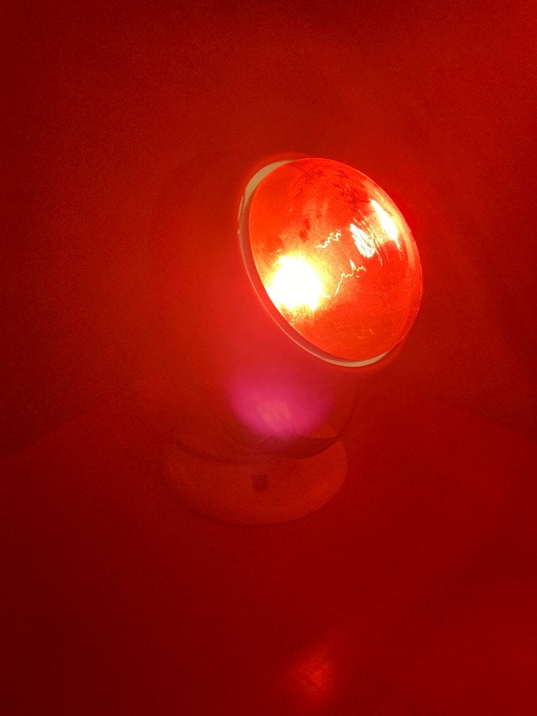 Vintage Philips Infraphil 7529 Warmtelamp, Philips, Gebruikt, Infraroodlamp, 60 watt of meer