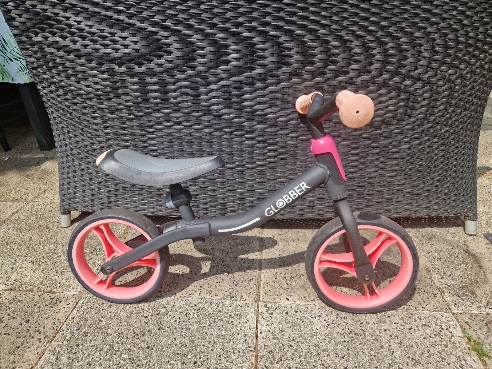 Globber Loopfiets - Grijs/Roze, Ophalen, Gebruikt, Loopfiets