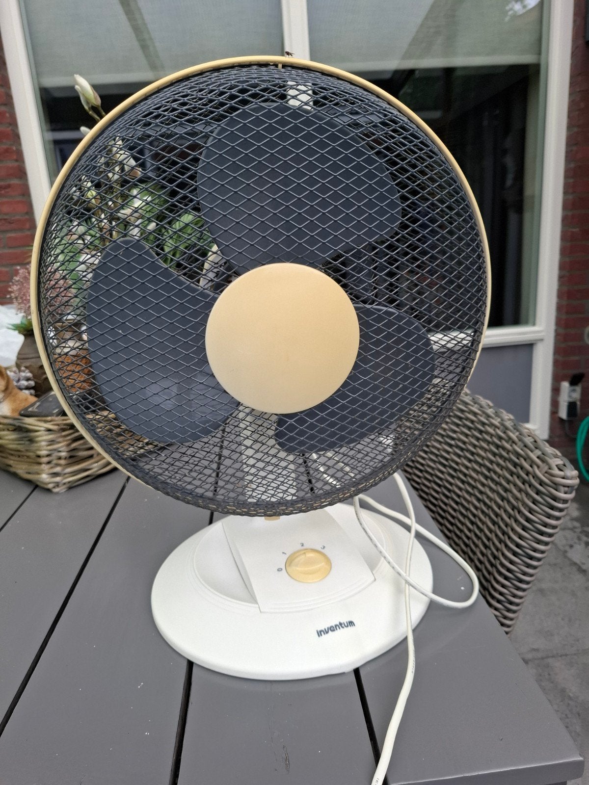 Inventum Vintage Tafelventilator - Werkend, Ophalen, Gebruikt, Tafelventilator