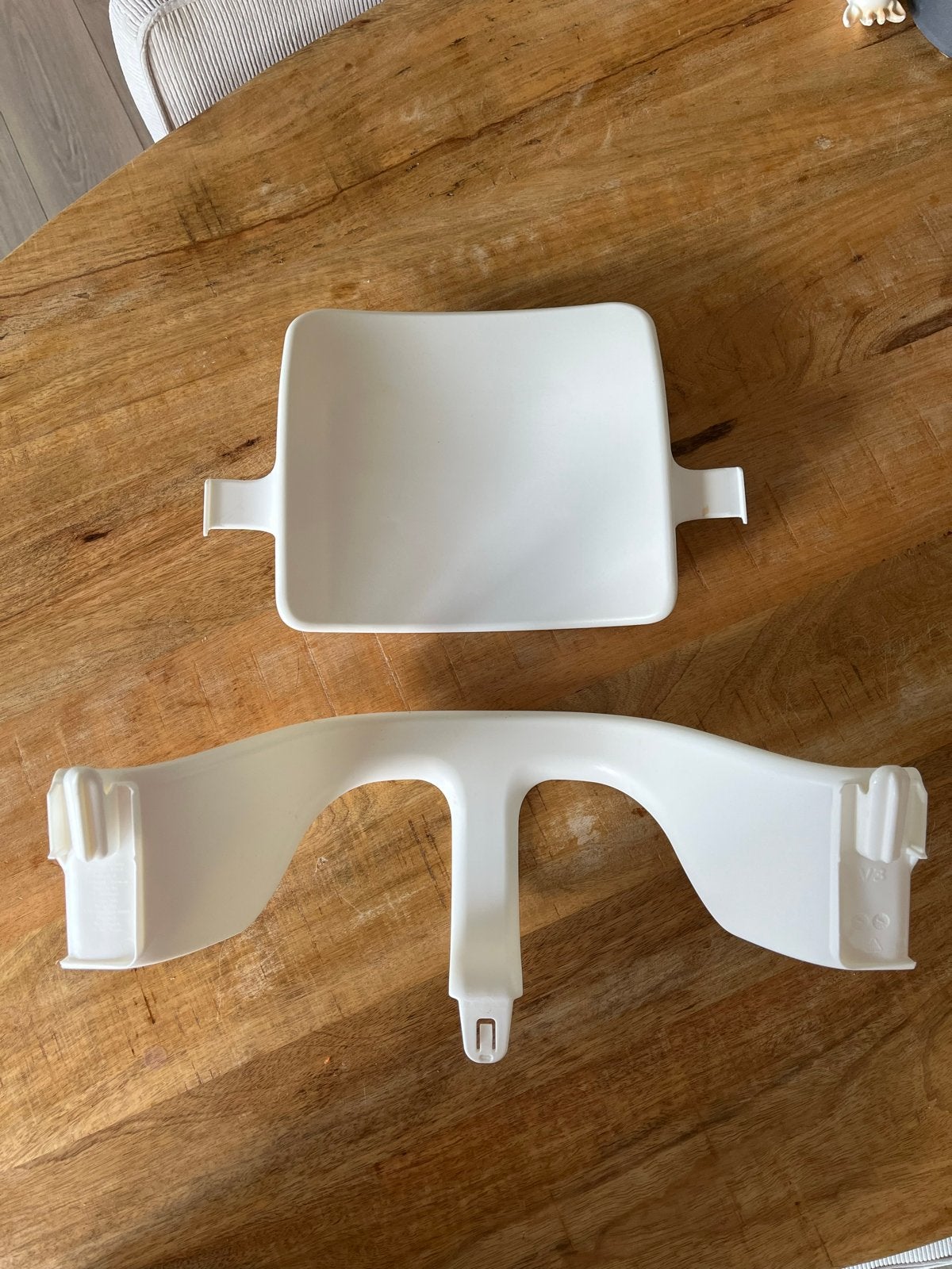 Stokke Tripp Trapp Baby Set (wit), Kinderen en Baby's, Kinderstoelen, Ophalen of Verzenden, Zo goed als nieuw, Meegroeistoel, Aanschuifbaar