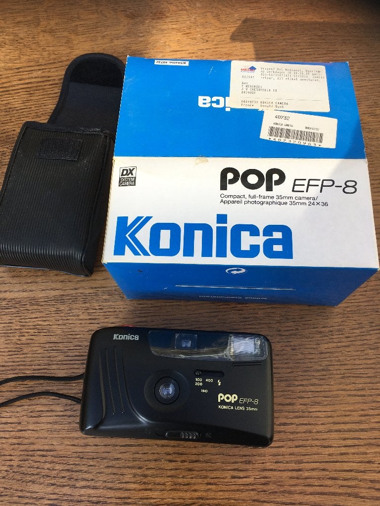 Konica POP EFP-8 Fotocamera (Analoog), Ophalen, Zo goed als nieuw, Compact, Konica