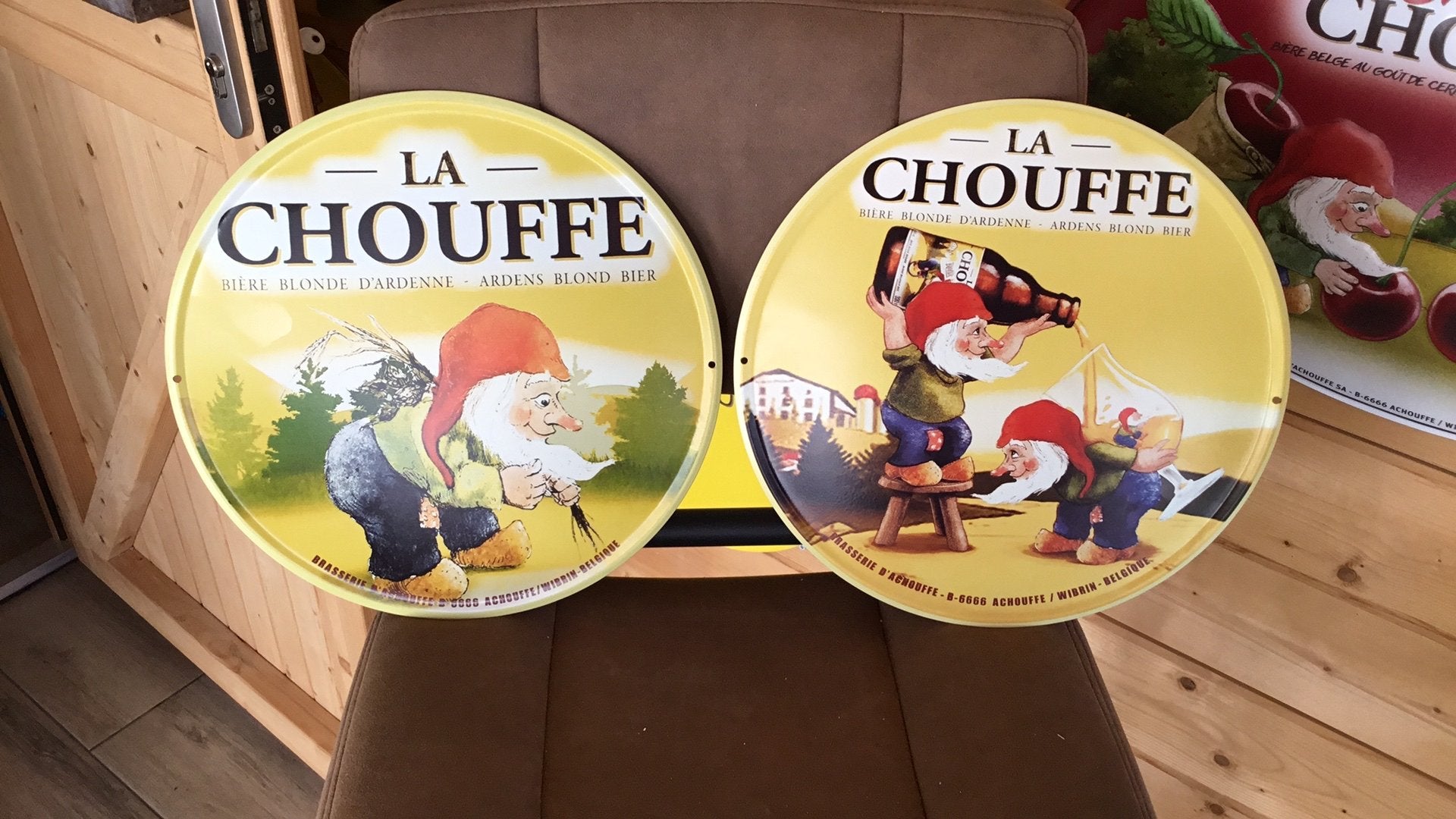 2x la chouffe, Verzamelen, Biermerken, Ophalen of Verzenden, Overige merken