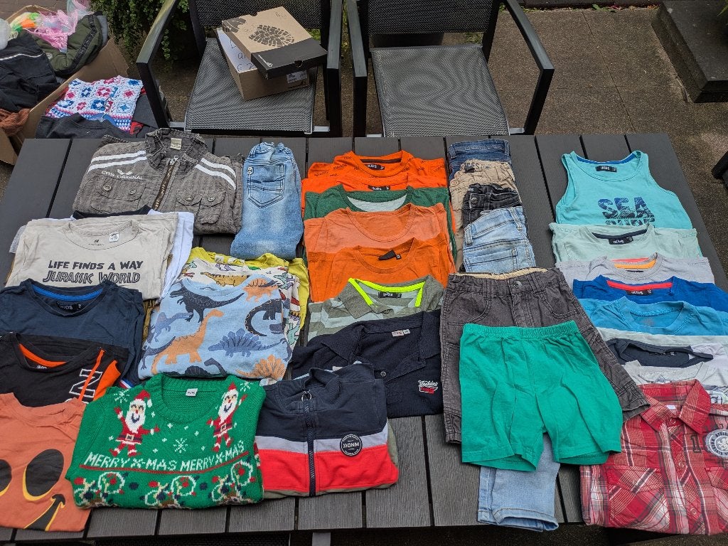 Jongens kleding maat 110-116, Ophalen, Gebruikt, Maat 110
