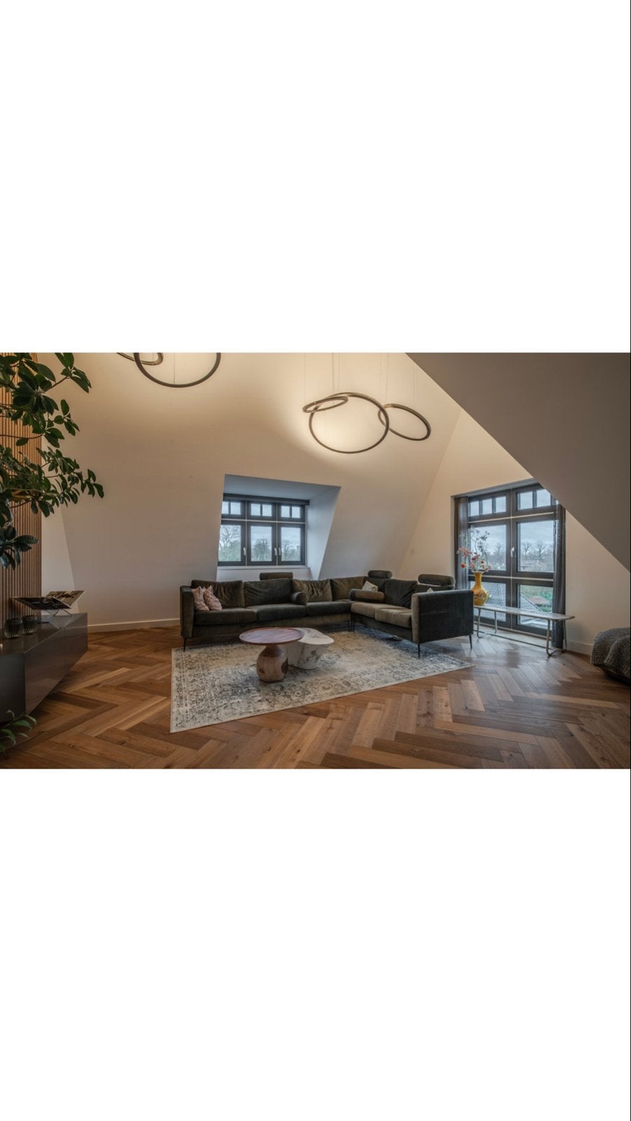 Moderne design hanglamp Jacco Maris- Donkerbruin, Ophalen of Verzenden, Zo goed als nieuw, Metaal, Overige fittingen