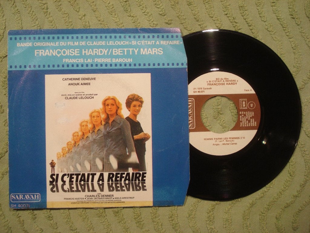Françoise Hardy 7" Vinyl Single: ‘Femme parmi les femmes’, Gebruikt, Filmmuziek en Soundtracks, 7 inch, Ophalen of Verzenden