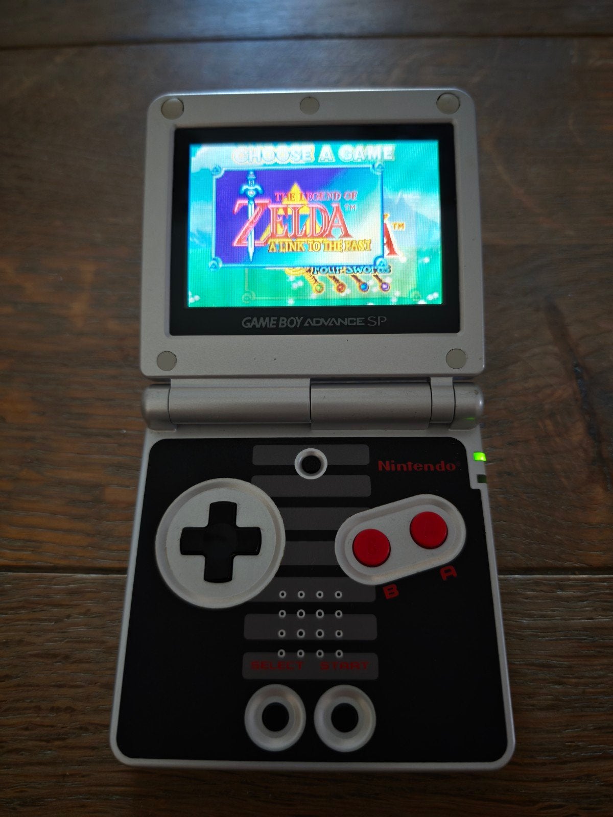 gameboy advance SP ags 101 NES edition, Ophalen of Verzenden, Zo goed als nieuw, Game Boy Advance SP