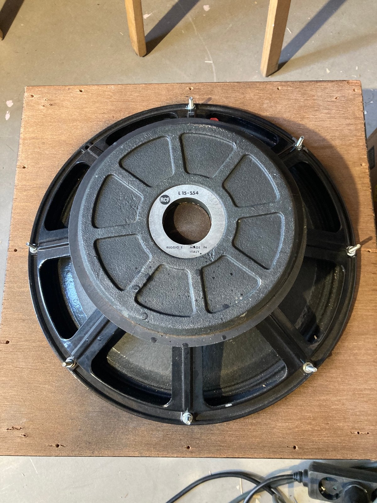 RCF L15-554 15” 200W speaker, Overige merken, Gebruikt, Overige typen, Ophalen of Verzenden