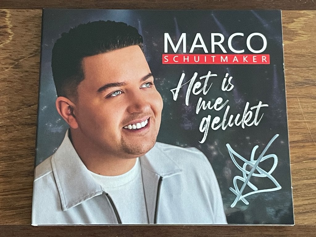 Cd Marco Schuitmaker Het Is Me Gelukt GESIGNEERD NIEUW, Ophalen of Verzenden, Pop, Nieuw in verpakking, Digipak