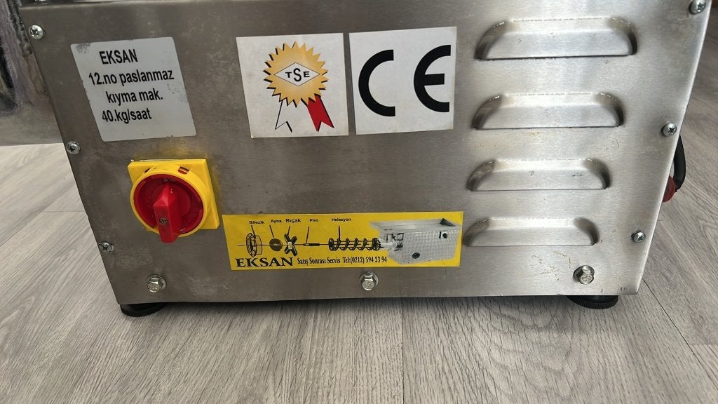 RVS Gehaktmolen Vleesmolen Vleeswolf  40 kg per uur, Overige typen, Zilver, Ophalen of Verzenden, Zo goed als nieuw