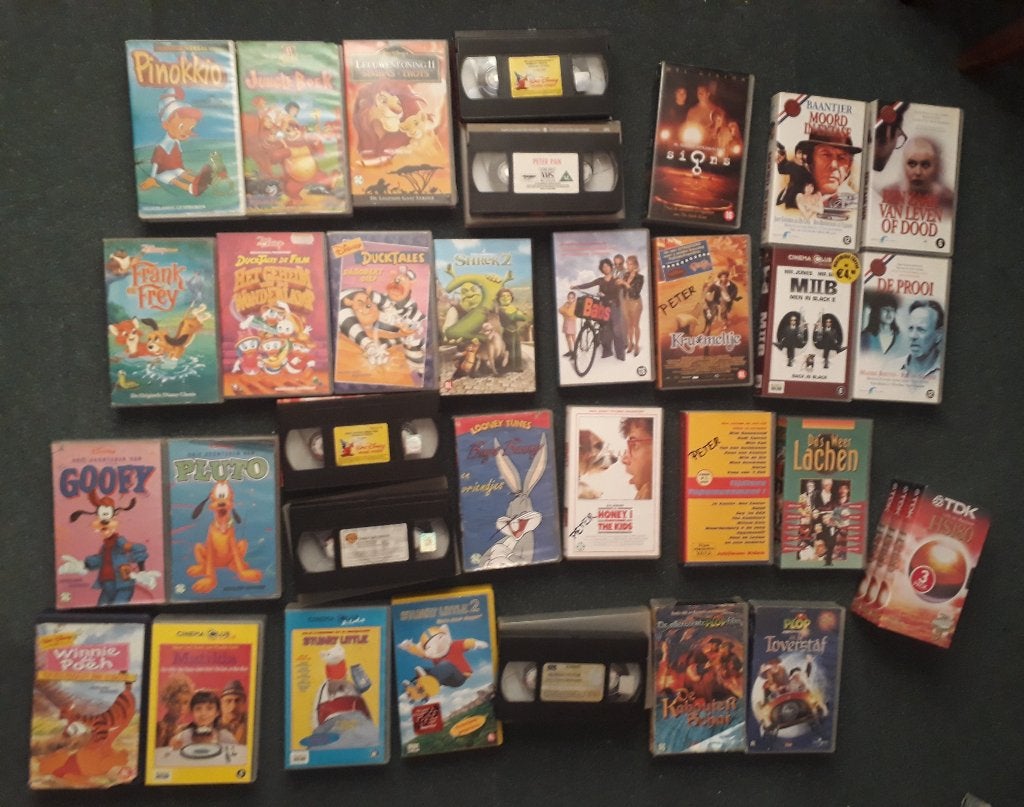 VHS videobanden divers, Cd's en Dvd's, VHS | Film, Gebruikt, Overige genres, VHS, Alle leeftijden, Ophalen of Verzenden