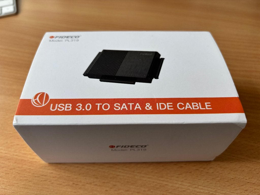 FIDECO USB 3.0 SATA & IDE adapter (modelnr. PL319), Verzenden, Zo goed als nieuw