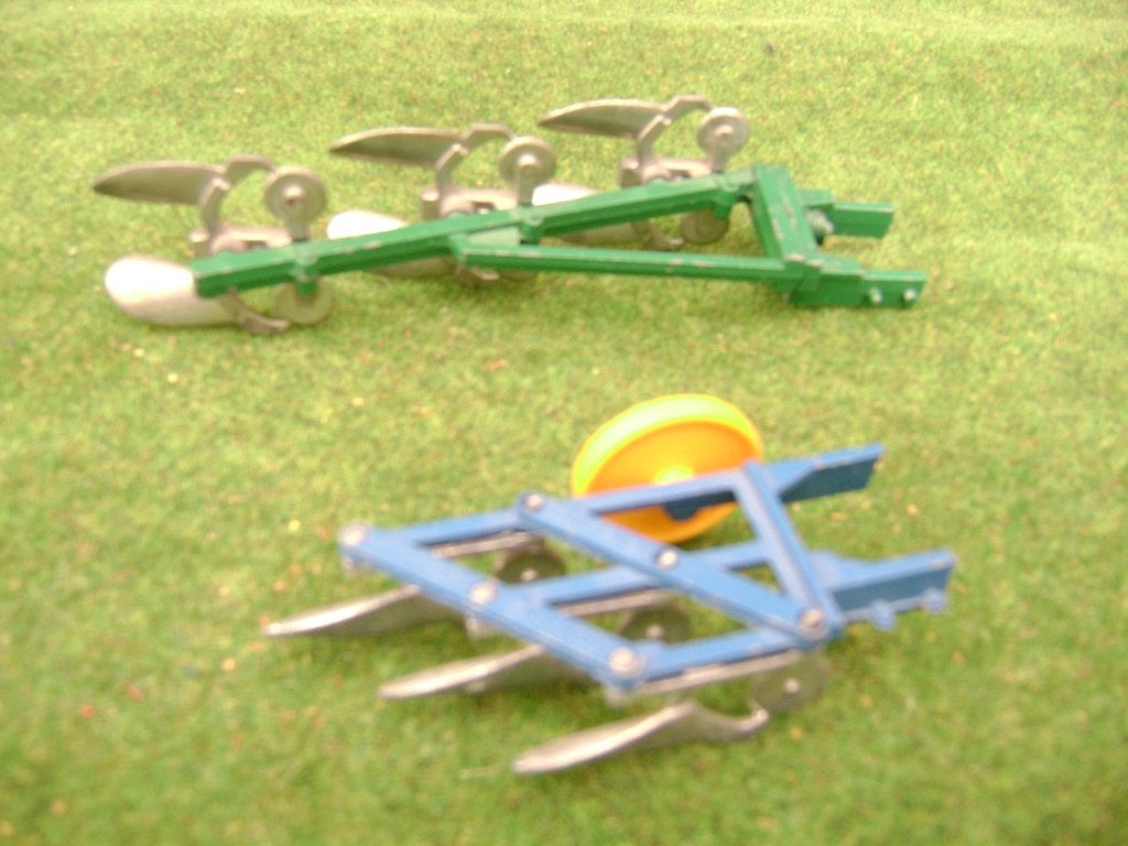 Ploegen set van Britains met stocknummer 9546, Ophalen of Verzenden, Zo goed als nieuw, Tractor of Landbouw, Britains
