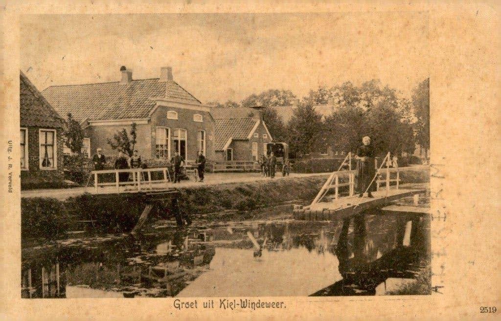Kiel-Windeweer Dorpsgezicht # 239, Verzenden, Voor 1920, Friesland