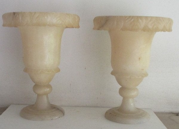 vintage albasten tuinvazen, of sfeerlampen, Antiek en Kunst, Ophalen
