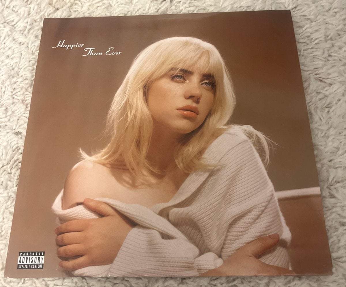 Billie Eilish - Happier Than Ever (Dubbel-LP), Cd's en Dvd's, Zo goed als nieuw, 12 inch, Dubbel-LP, Verzenden