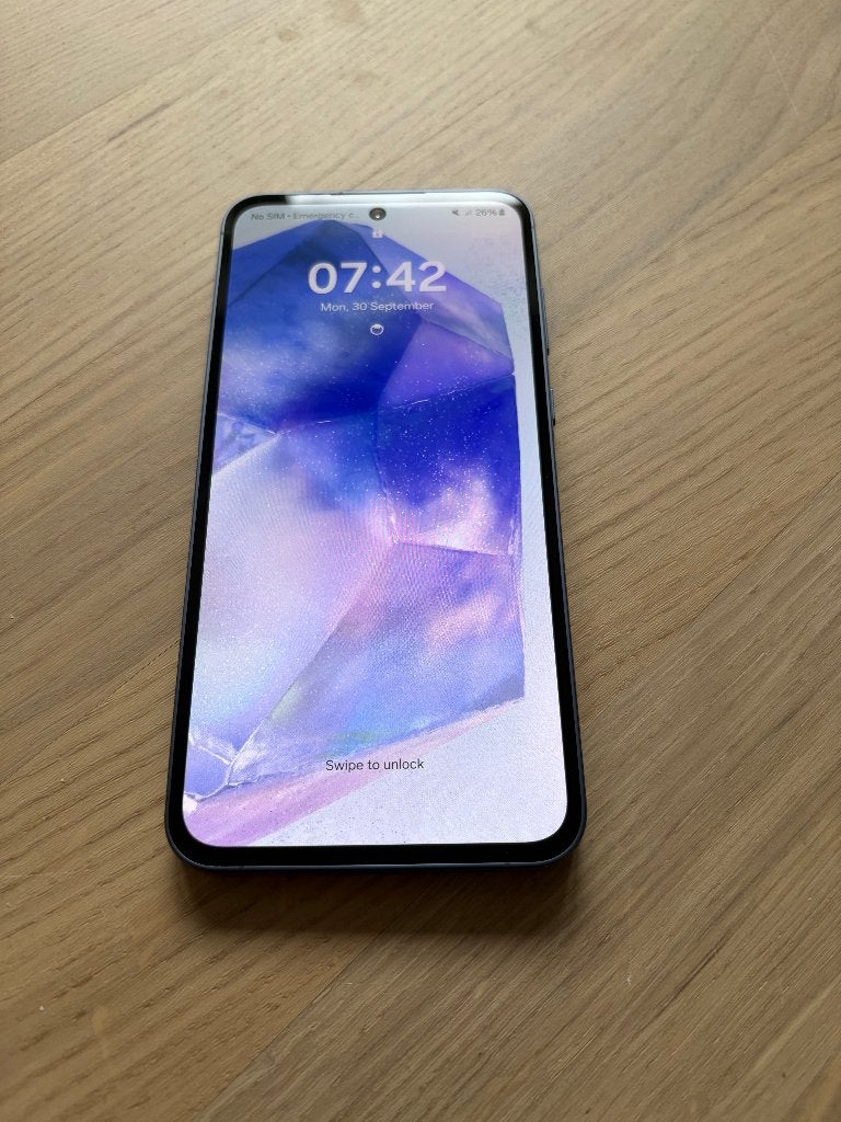 Samsung Galaxy A55 5G (128GB), Telecommunicatie, Mobiele telefoons | Samsung, Blauw, Touchscreen, Ophalen of Verzenden, Zo goed als nieuw