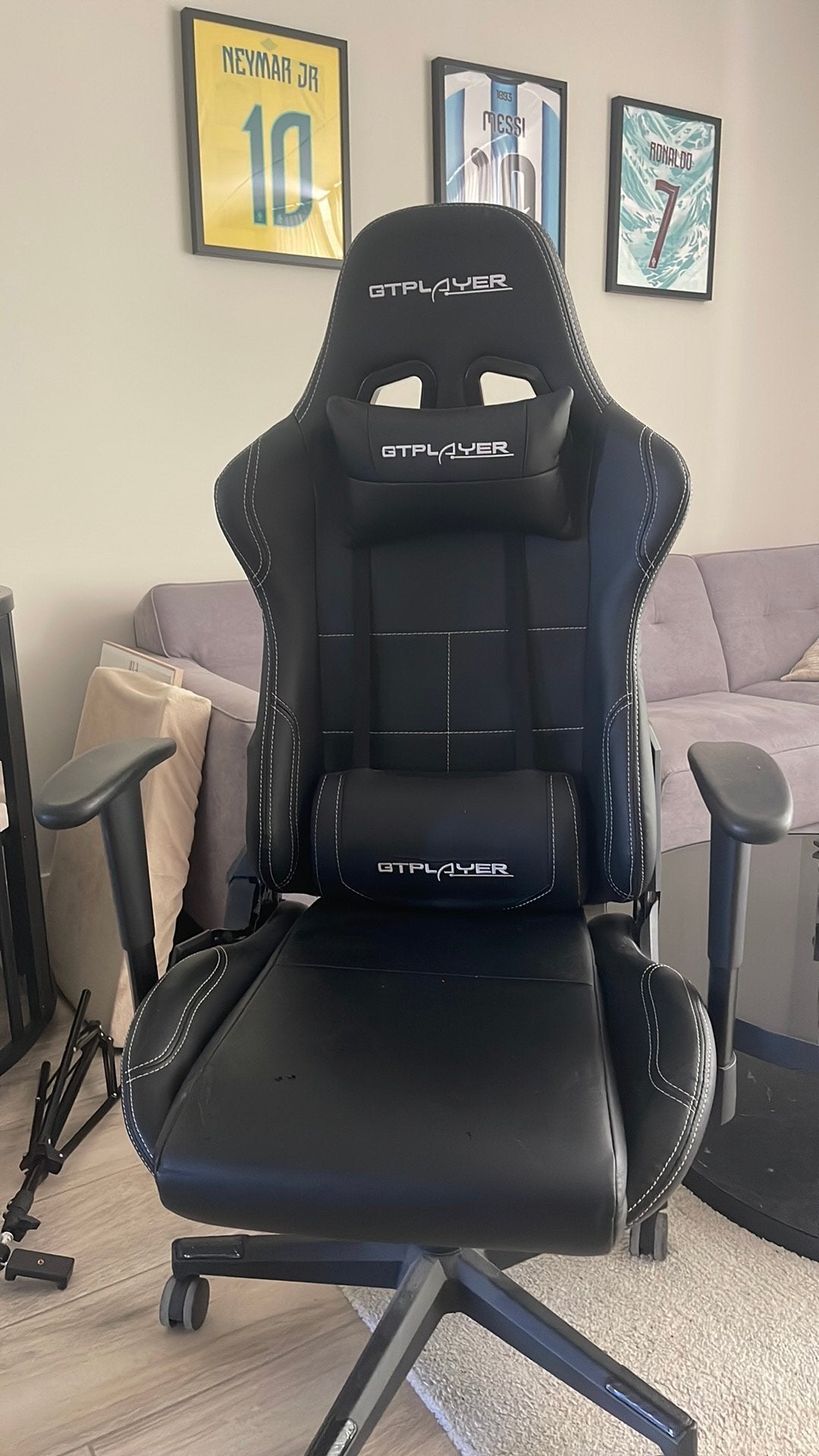 Prachtige GTPlayer bureau game stoel, Huis en Inrichting, Bureaustoelen, Zo goed als nieuw, Zwart, Ergonomisch, Ophalen