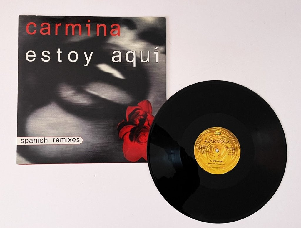 Carmina – Estoy aquí - (Spanish Remixes), Gebruikt, Ophalen of Verzenden, Disco, 12 inch