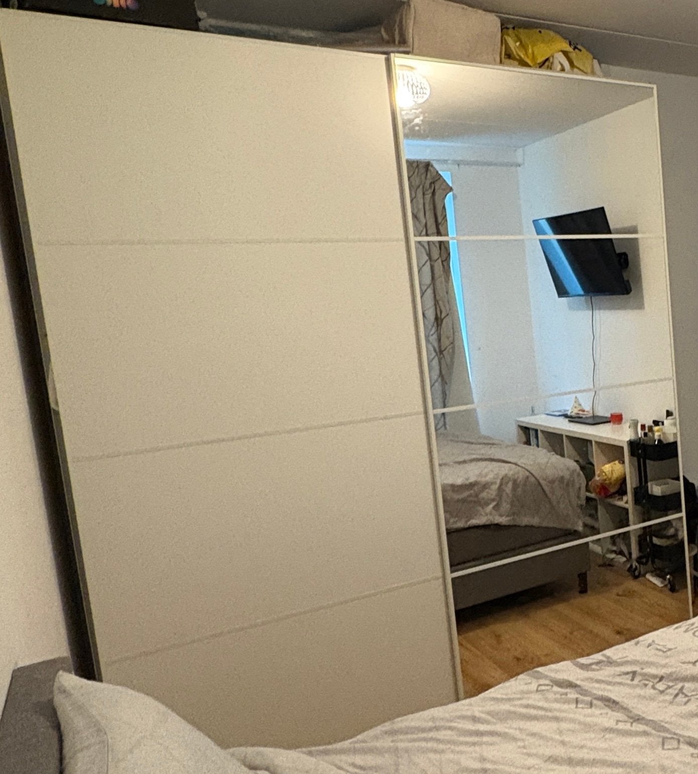 Ikea Pax Schuifdeuren Auli/Mehamn - 200x235 cm, Ophalen, Gebruikt, 200 cm of meer, 150 tot 200 cm
