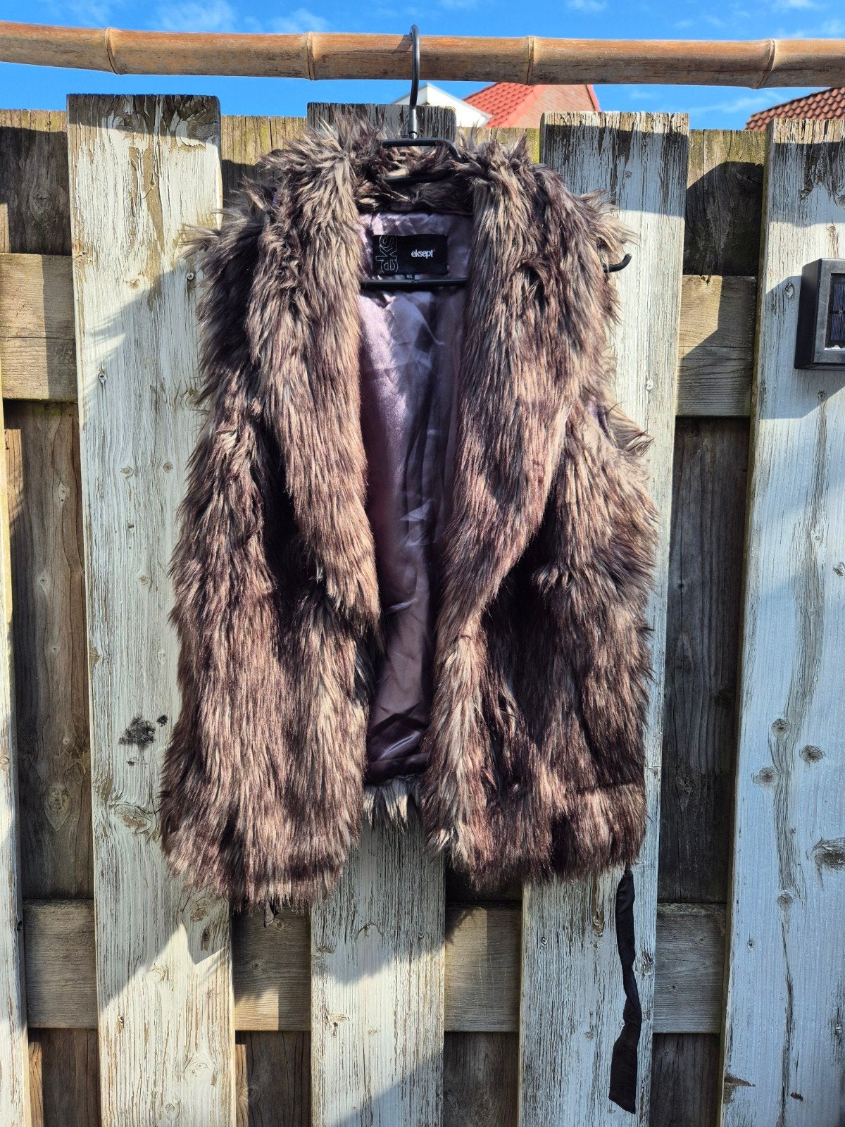 nep bonten gillet maat m/l Eksept, Kleding | Dames, Maat 38/40 (M), Bruin, Ophalen of Verzenden, Zo goed als nieuw